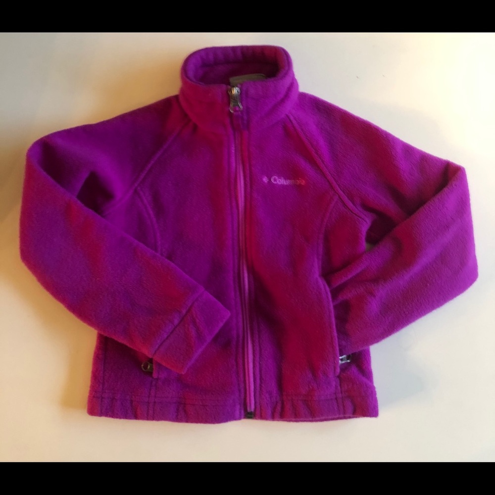 Girls zip-up fleece jacket